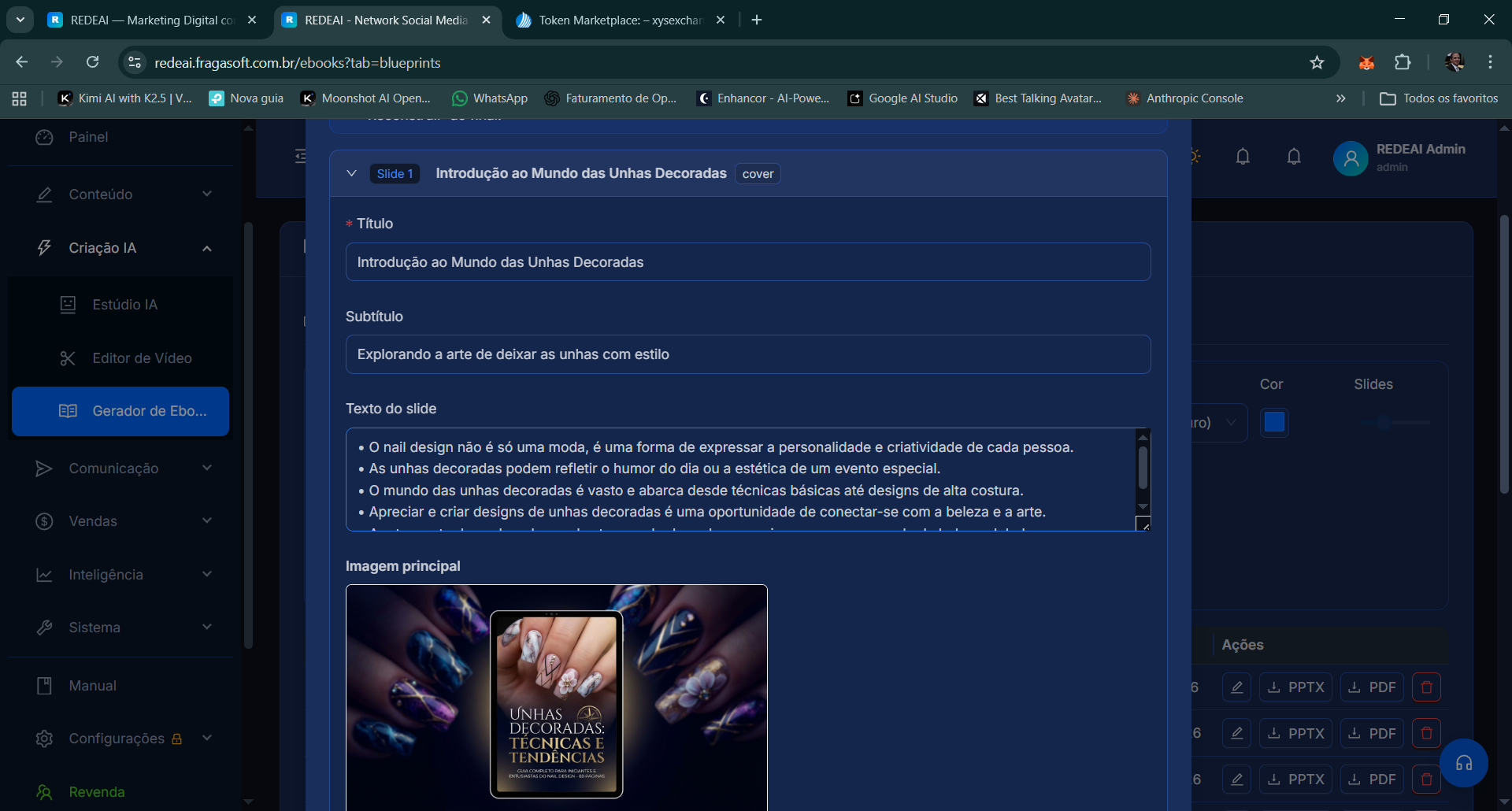 Blueprints — Infográficos IA